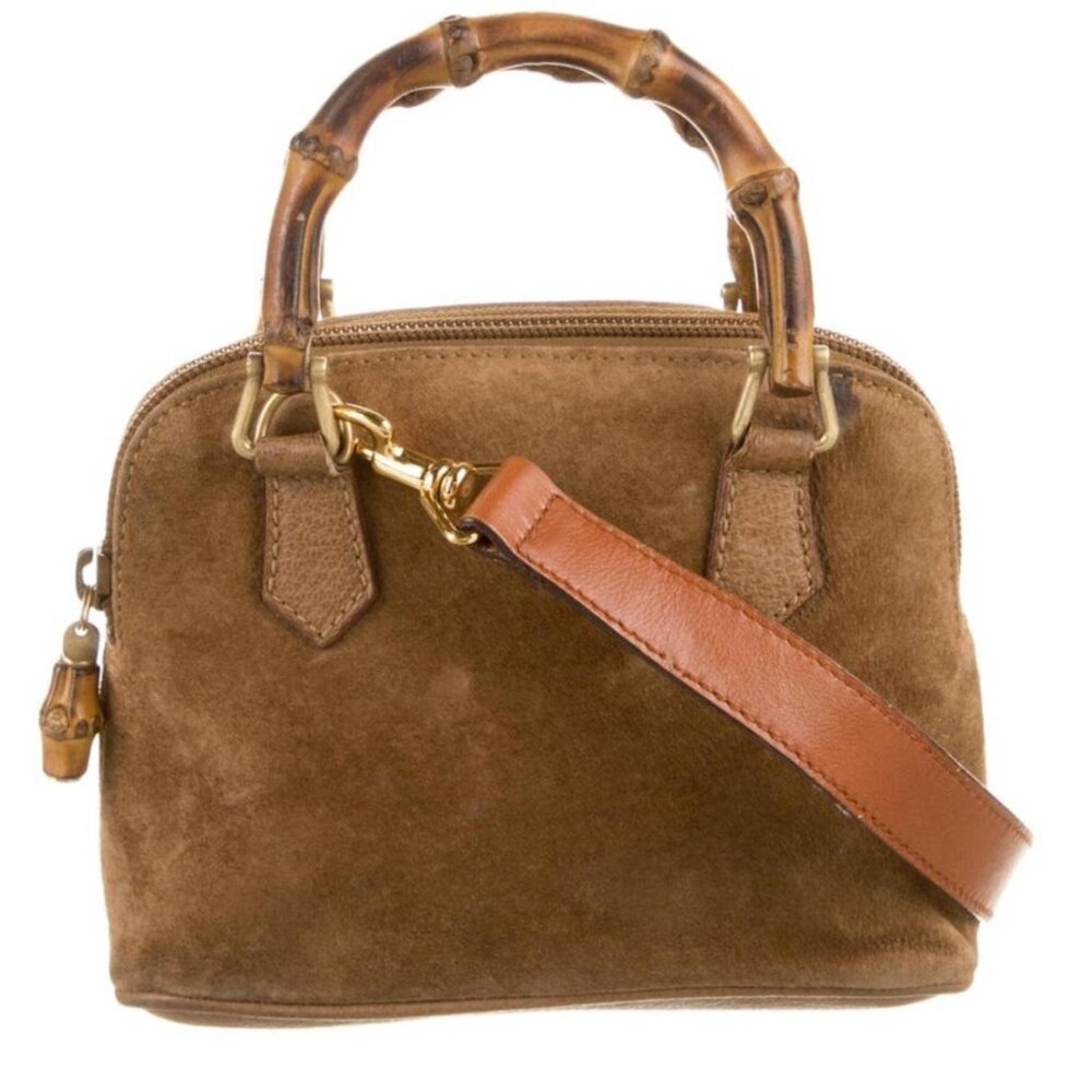 Gucci Mini Dome Bamboo Handle Bag